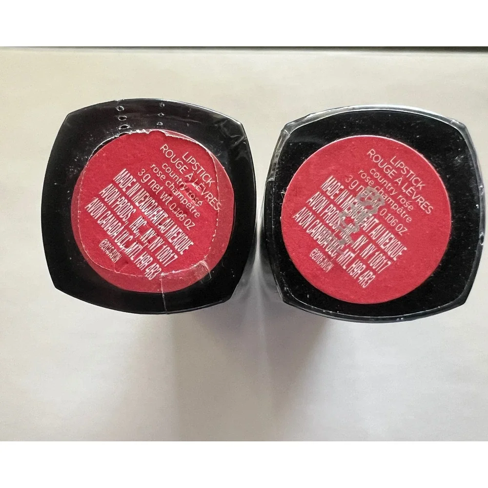 Avon True Color Lipstick Country Rose Rose Champetre Discontinued X2 Sealed 3.0g